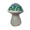 Mosaic Cement Mushroom Garden Statues Distressed Freestanding Decor
